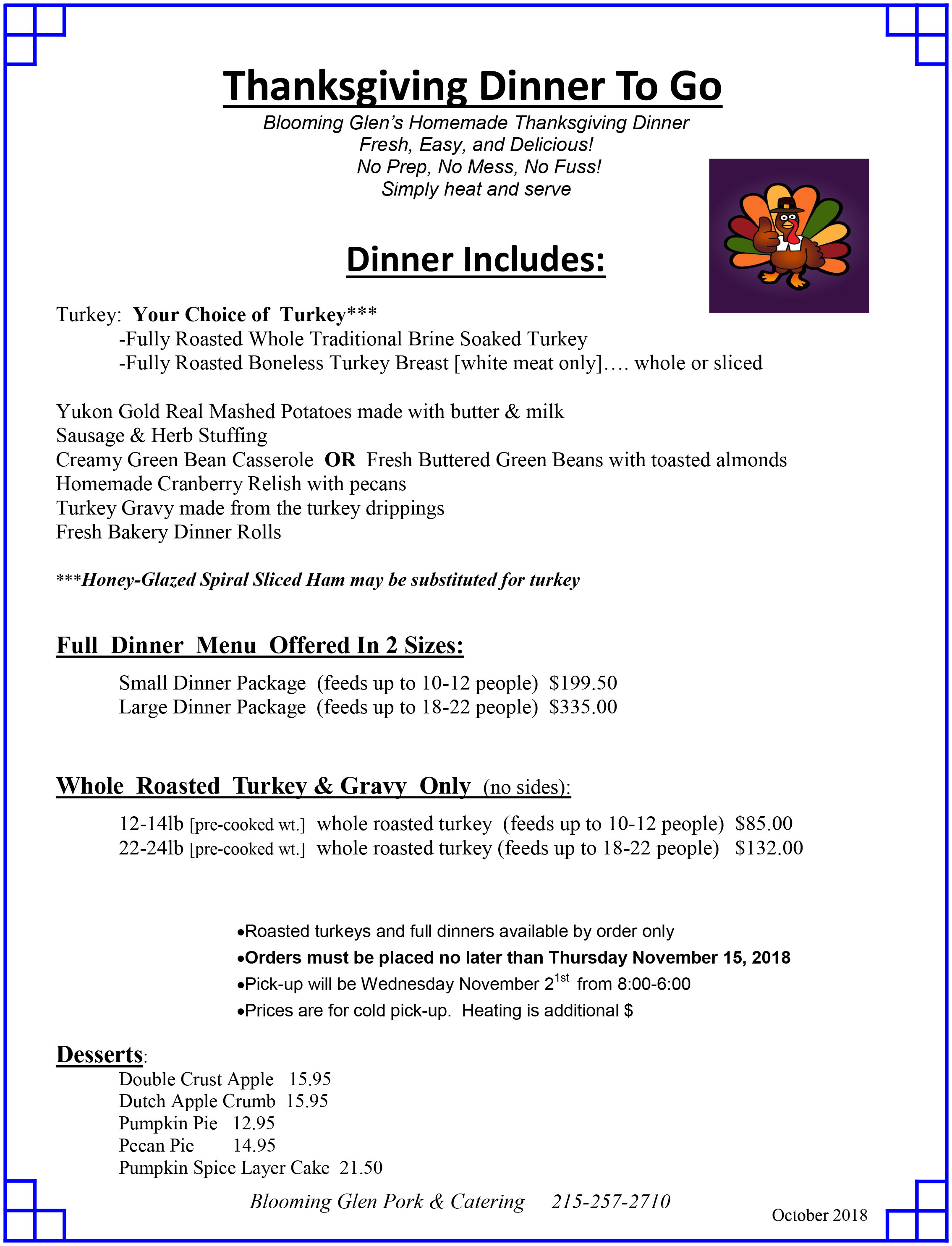 Catering - Blooming Glen Catering - Blooming Glen PA