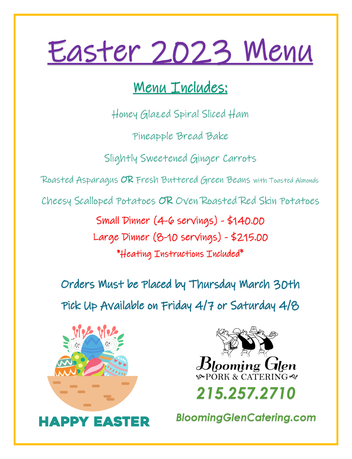 Catering Blooming Glen Catering Blooming Glen PA